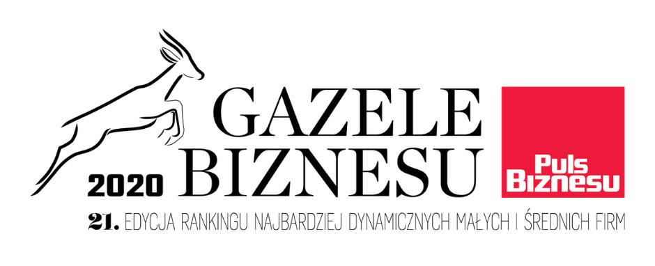 Po raz kolejny w gronie najbardziej dynamicznych małych i średnich firm w Polsce – Gazele Biznesu 2020.